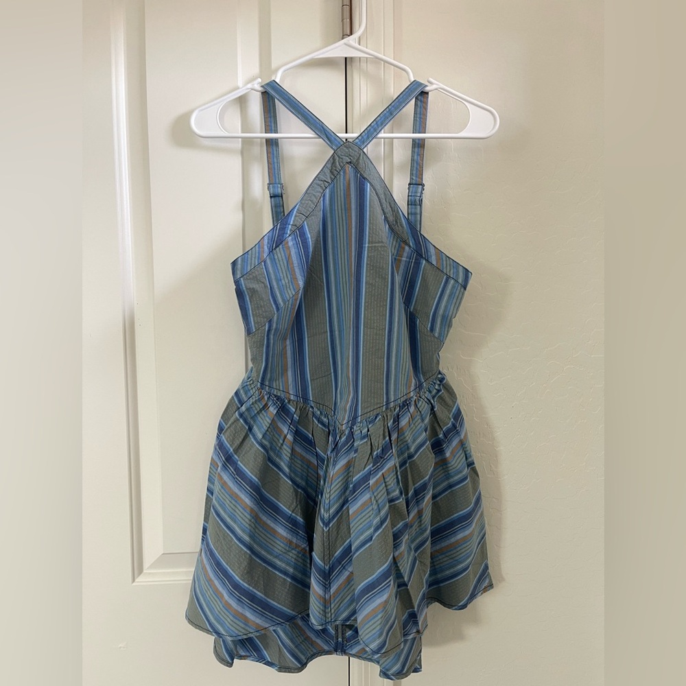 Free people shirt with buckles and open back
